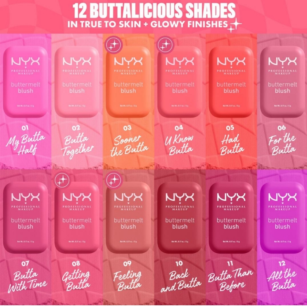 NYX Buttermelt Blush 12 Shades to choose from! (Select Your Shade!✨) 🆕
